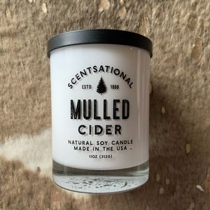 Mulled Cider scented soy candle